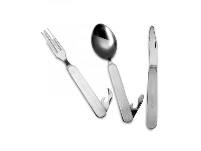 Lifeventure Knife Fork Spoon Set - Klappbares Dessertbesteck