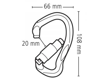 BEAL Be Link 3 Carabiner lockring