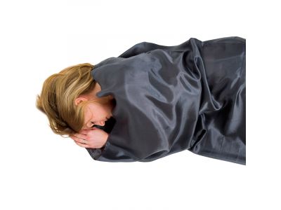 Lifeventure Silk Sleeping Bag Liner spací pytel grey mummy