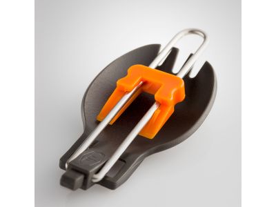 GSI Outdoors Folding Foon lyžica/vidlička, oranžová