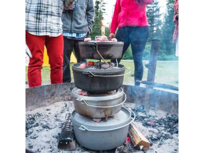GSI Outdoors Hard Anodized Dutch Oven trouba do ohně, 305mm, 5,9l