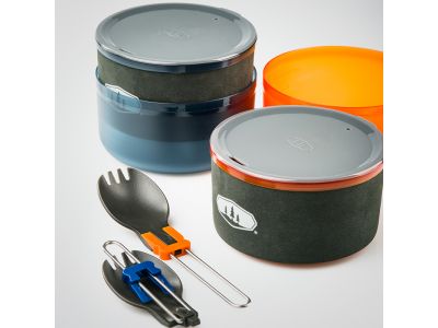 GSI Outdoors Halulite Microdualist II set of dishes 1.4l