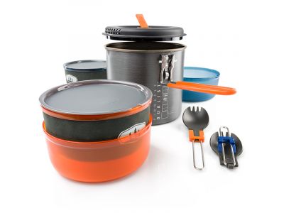 GSI Outdoors Pinnacle Dualist II set of dishes, 1.8 l