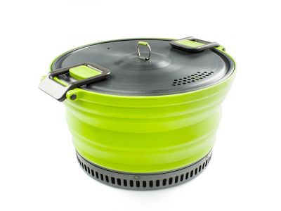 GSI Outdoors Escape HS Pot összecsukható edény, 3 l, zöld