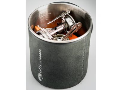 GSI Outdoors Glacier Stainless Minimalist II 600ml camping set