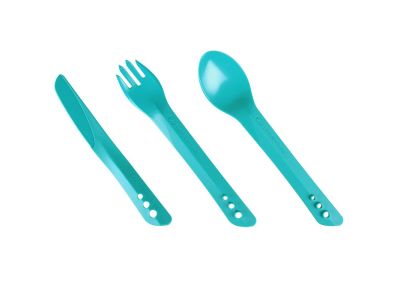 Lifeventure Ellipse Cutlery Set cutlery set, turquoise