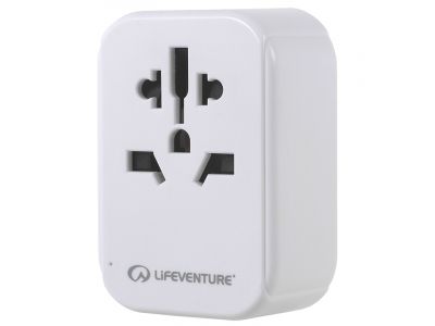 Lifeventure World to Europe travel adapter with USB