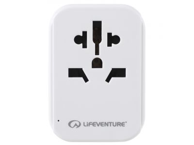 Lifeventure World – AUS/Kína rugóúti adapter USB-vel (és USB C-vel)