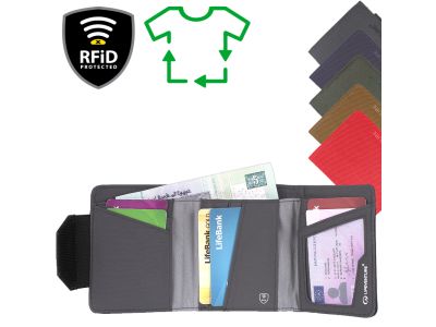 Lifeventure RFD pénztárca Újrahasznosított pénztárca, málna