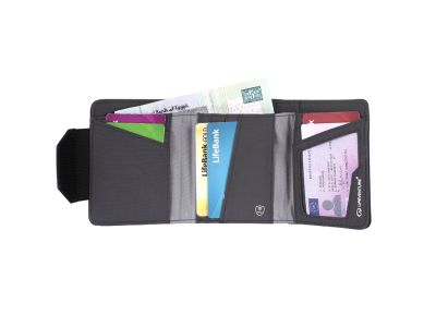 Lifeventure RFiD Wallet Recycled peňaženka, raspberry