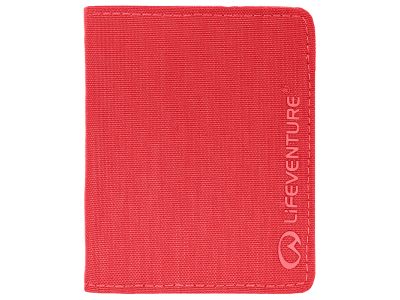 Lifeventure RFiD Wallet Recycled peňaženka, raspberry