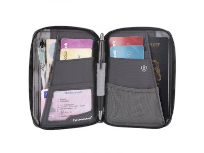 Lifeventure RFiD Mini Travel Wallet Recycled wallet, grey