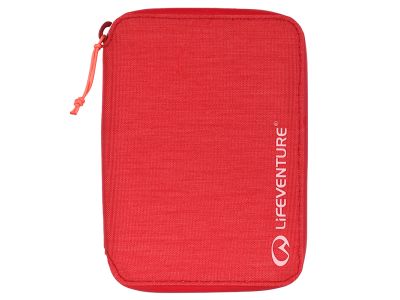 Lifeventure RFiD Mini Travel Wallet Recycled wallet, raspberry