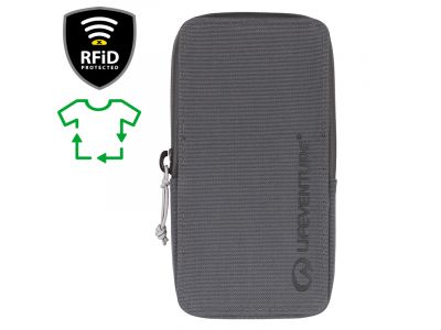 Lifeventure RFiD Phone Wallet Recycelte Reifen grau