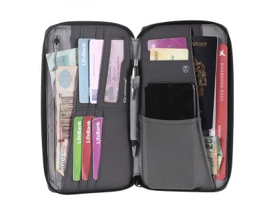 Lifeventure RFID Travel Wallet Recyceltes Reiseetui, grau