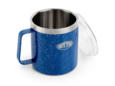 GSI Outdoors Glacier Stainless Camp Cup Becher, 444 ml, blau