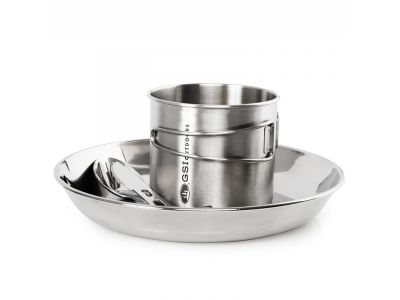 GSI Outdoors Glacier Stainless 1 Person Set of dishes