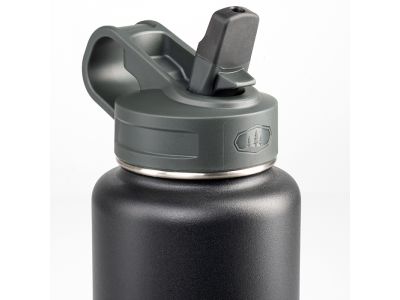 GSI Outdoors Insulated Wide Mouth Straw Top, zamienna nasadka, czarna