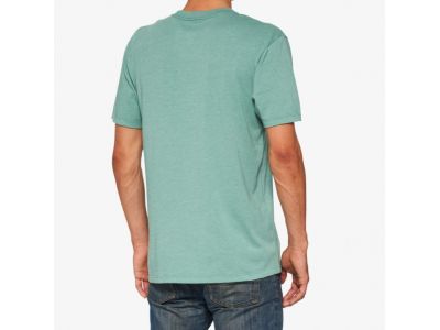 100 % Icon Kurzarm-T-Shirt, ozeanblau meliert