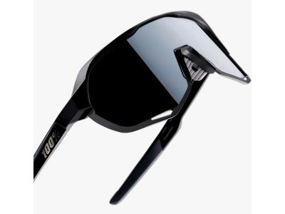 100 % S2-Brille, Soft-Tact-Gläser in Schwarz/Smoke