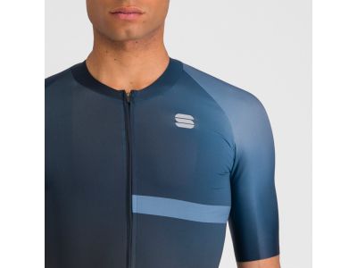 Sportful Bomber koszulka rowerowa, czarna/niebieska