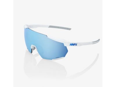 100% Racetrap 3.0 brýle Matte White/HiPER Blue Multilayer Mirror Lens