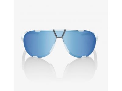 100% Westcraft Soft Tact White/HiPER Blue többrétegű tükörlencsés szemüveg