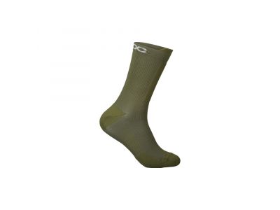 POC Lithe MTB Mid ponožky, epidote green