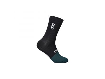POC Flair Sock Mid ponožky, uranium black/dioptase blue