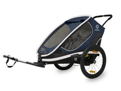 Hamax OUTBACK children&#39;s bicycle stroller, dark blue/white
