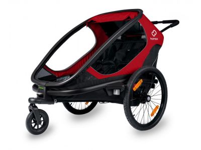 Hamax OUTBACK children&#39;s bicycle stroller, red/black