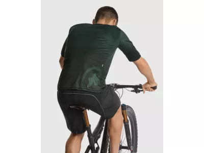 Koszulka rowerowa ASSOS TRAIL T3, czarna forest green