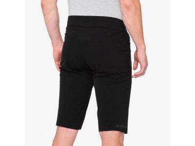 100 % Celium-Shorts, schwarz