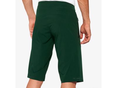100% Celium Shorts, forest green