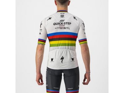 Koszulka rowerowa Castelli QuickStep COMPETIZIONE, biała