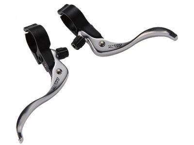 Tektro cyclocross brake levers, pair, silver