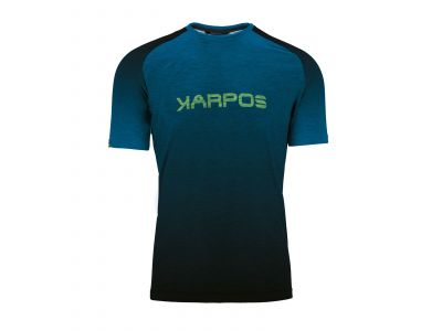 T-shirt Karpos Prato Piazza, czarno-niebieski