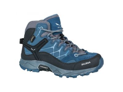 Buty dziecięce Salewa Alp Trainer Mid GTX, ciemny dżins/węgiel