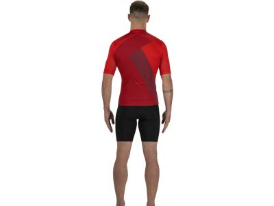 Koszulka rowerowa męska Mavic Ksyrium z krótkim rękawem w kolorze czerwonym
