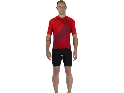 Koszulka rowerowa męska Mavic Ksyrium z krótkim rękawem w kolorze czerwonym