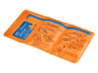 Ortovox First Aid Roll Doc Mini first aid kit, shocking orange