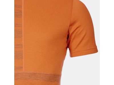 ORTOVOX 185 Rock'n'Wool koszulka, desert orange