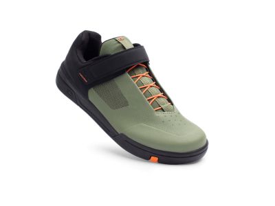 Crankbrothers Stamp Speedlace cycling shoes, green/orange