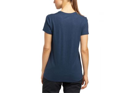 T-shirt damski Haglöfs Trad Print w kolorze niebieskim