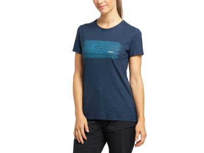 Haglöfs Trad Print women&#39;s t-shirt blue