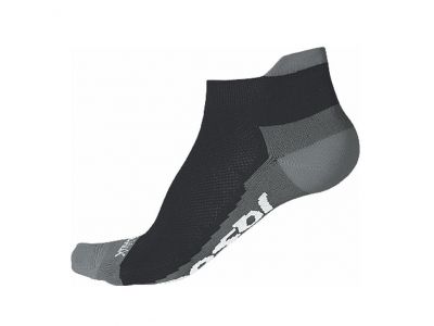Sensor Race Coolmax Invisible ponožky, čierna/sivá