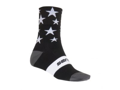 Sensor Stars ponožky, čierna/biela
