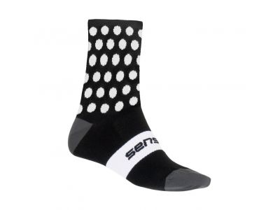 Sensor Dots ponožky, čierna/biela