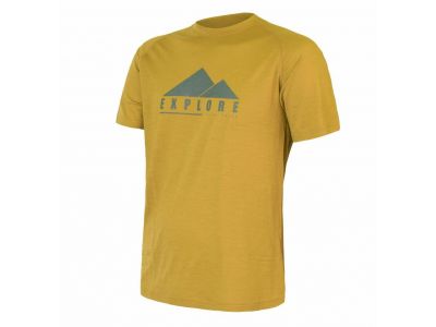 Sensor Merino Air PT Explore T-shirt, mustard