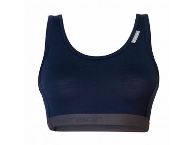 Sensor Merino Active bra, dark blue